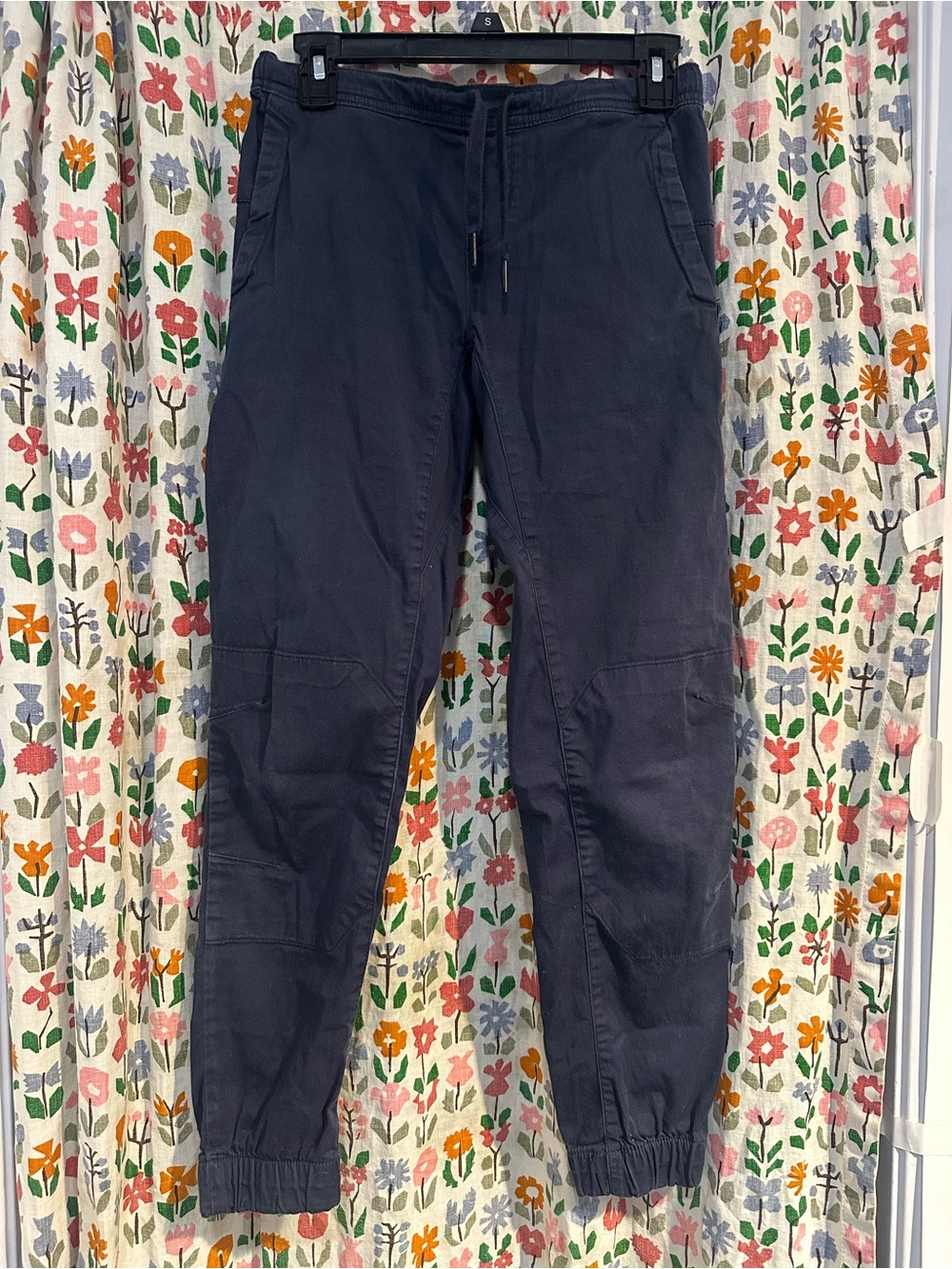 Women’s Black Diamond Notion Pants in Navy Blue - Casual Elastic Waist